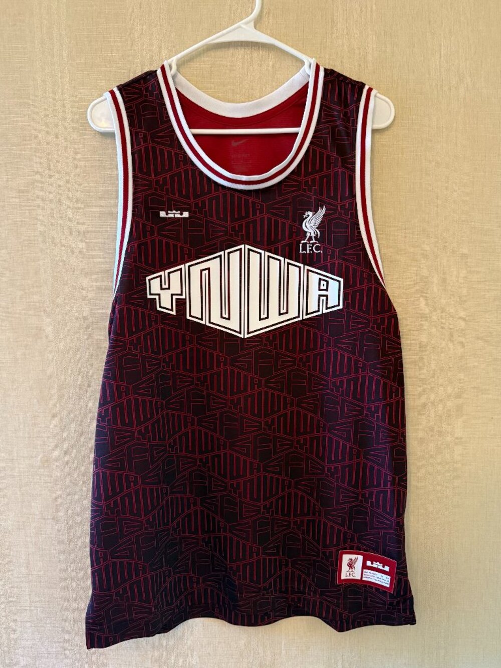 LeBron x Liverpool FC Men's Nike DNA Basketball Jersey